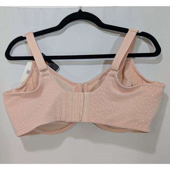 Wacoal 855303 Bra Back Smoothing Full Coverage Underwire Blush Pink 42DDD NWT - Picture 2 of 10